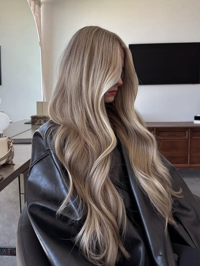 13. Extended Dark Blonde Length with Precision Highlights - Dark Blonde Hair Color with Highlights