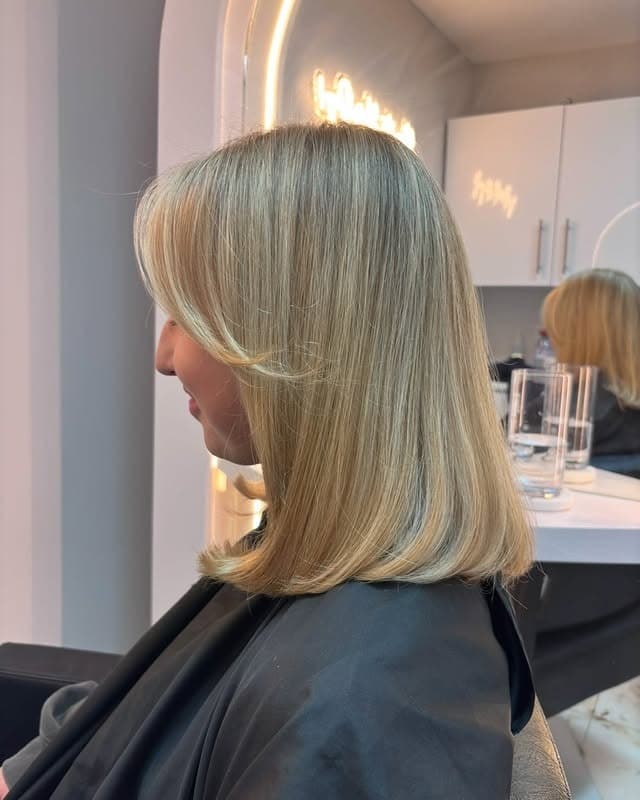 17. Classic Honey Blonde Bob with Gentle Beveled Ends - Old Money Hair