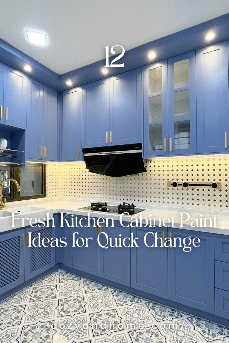 12 Modern Kitchen Cabinet Paint Ideas for Instant Style – Cozy & Home