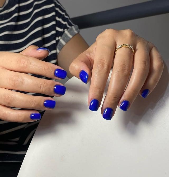 3. Electric Sapphire Gloss - summertime nail ideas