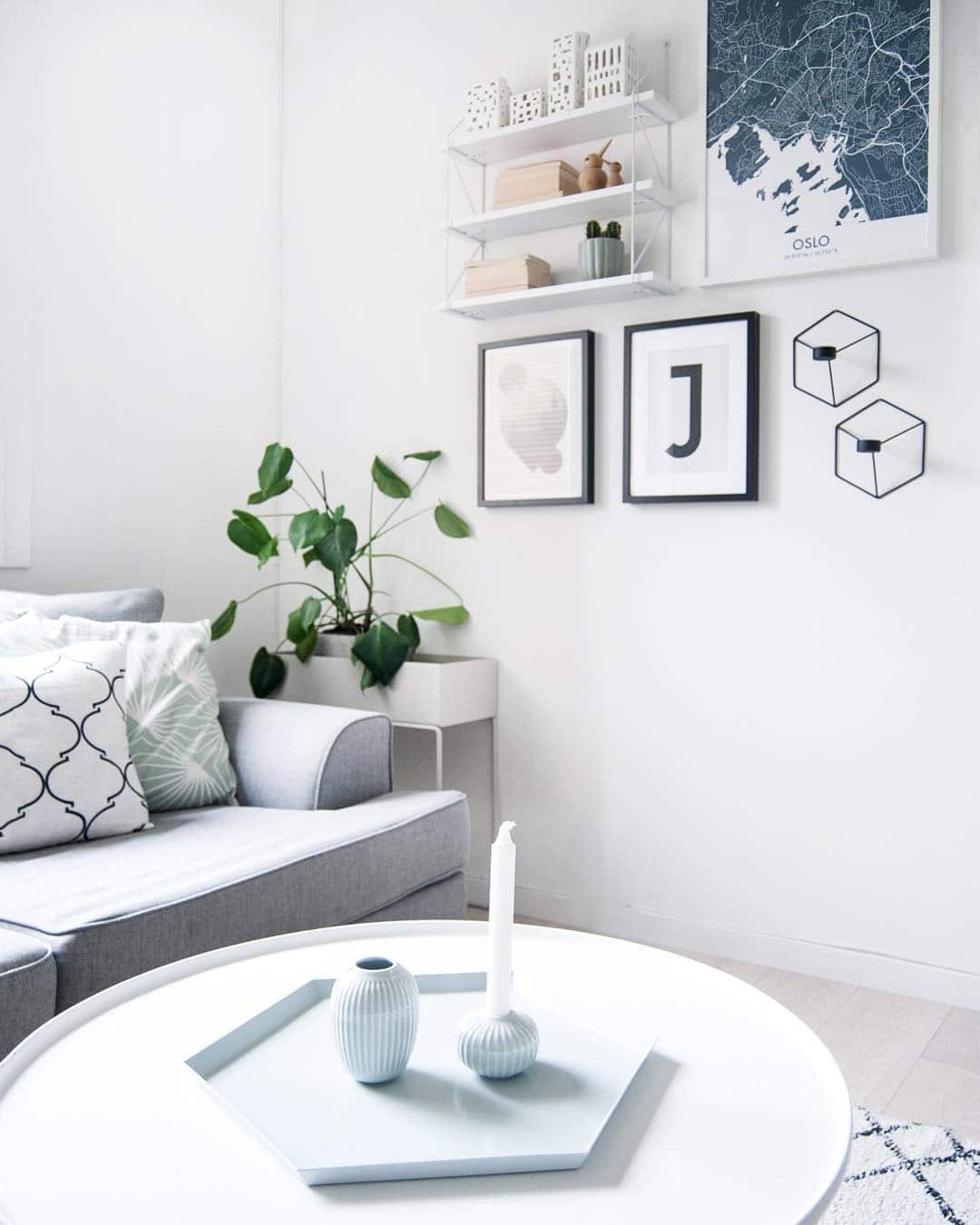 6. Scandinavian Whites with Soft Pastels - living room corner ideas