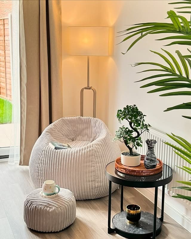 22. Soft Neutrals with Relaxed Seating - living room corner ideas