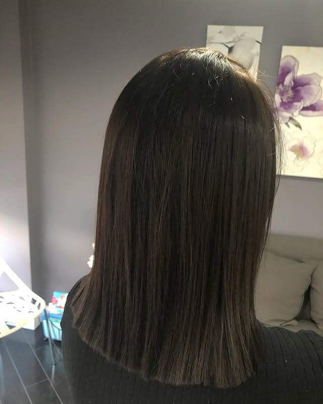 6. Cool-Tone Ash Brown Straight Finish - Dark Ash Brown Hair Color