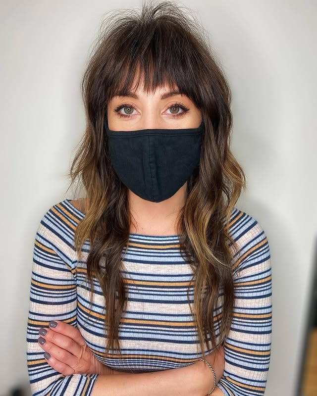 10. Buttery Blonde Layered Shag - Long Shag Hairstyles