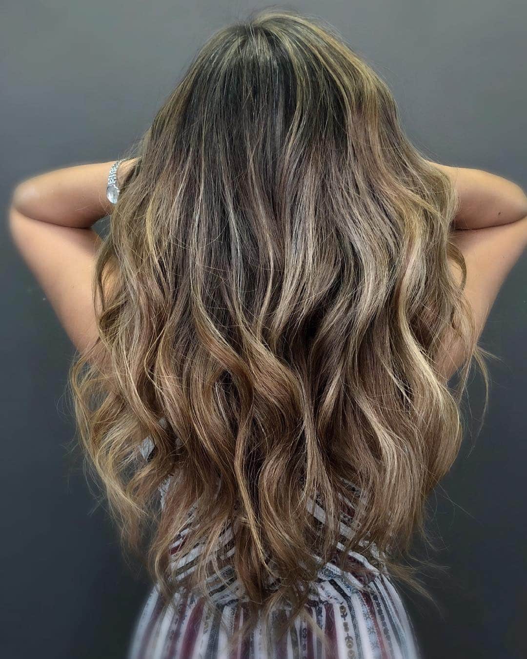 2. Dimensional Dirty Blonde Waves - Dirty Blonde Hair Color