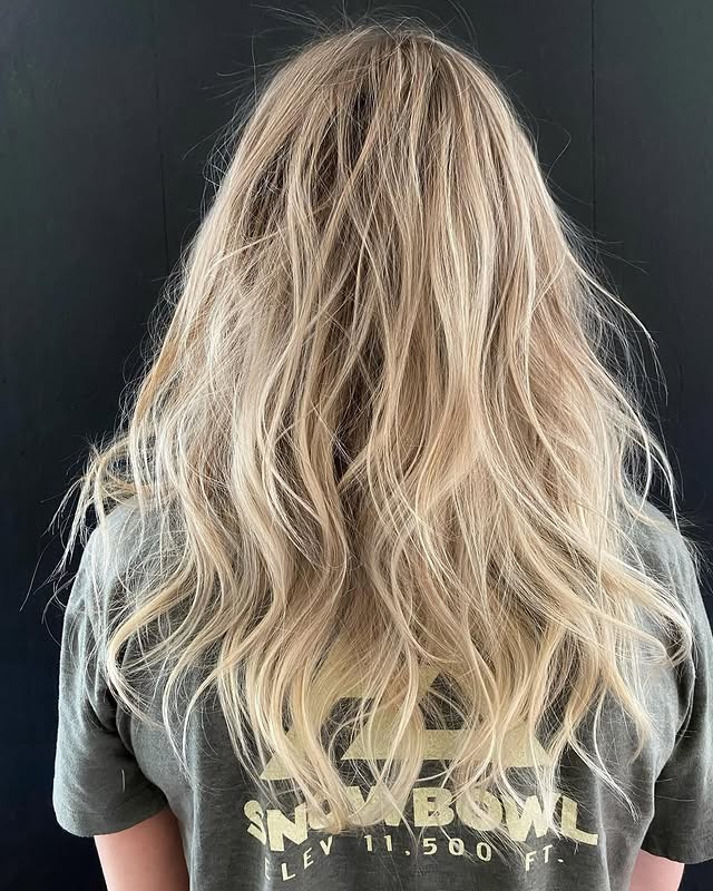 10. Textured Dirty Blonde Waves with Airy Ends - Dirty Blonde Hair Color