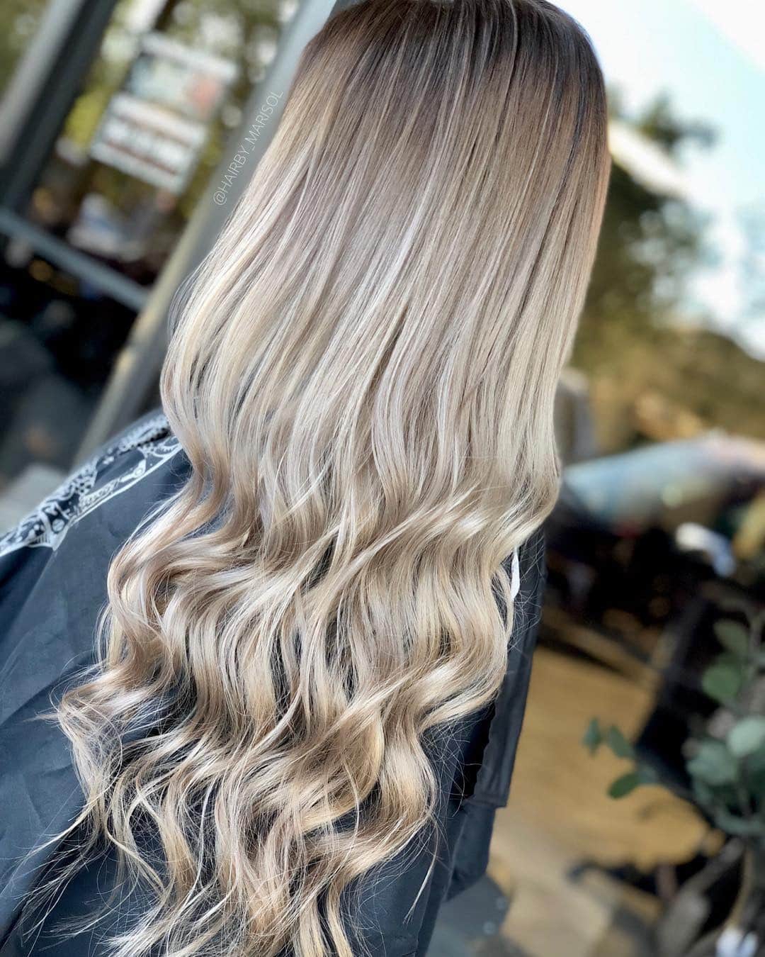 21. Icy Dirty Blonde Waves with Seamless Gradient - Dirty Blonde Hair Color