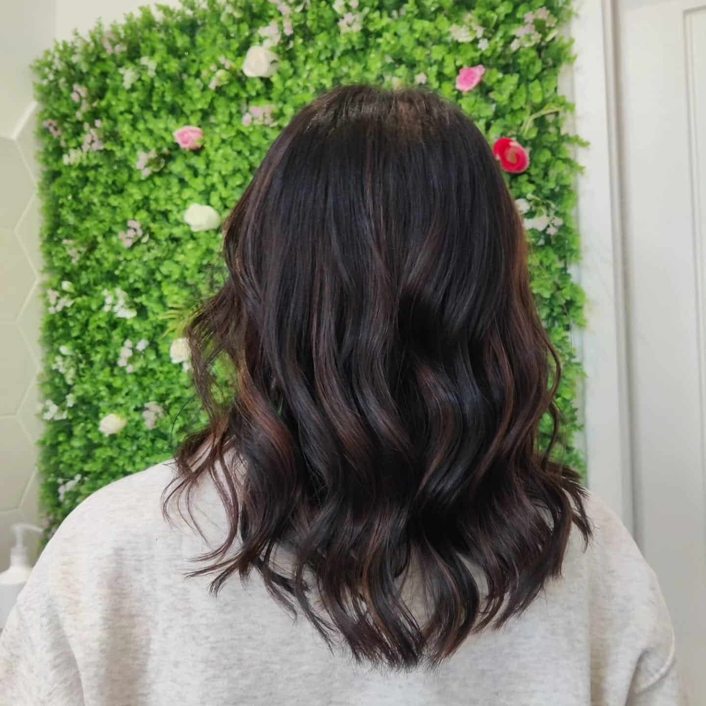 21. Soft Wavy Dark Brown Balayage With Gentle Lightplay - Balayage Dark Brown Hair Color