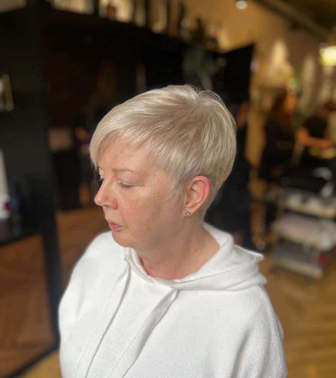 2. Platinum Soft Crop - Short Hairstyles