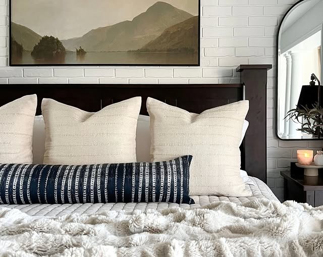 7. Soft Neutrals with a Deep Charcoal Accent - black and cream bedroom ideas