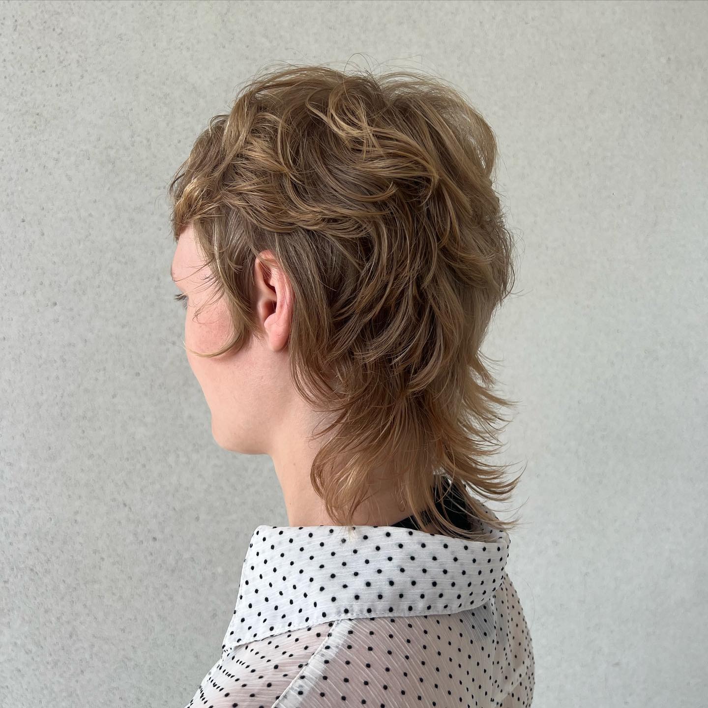 3. Tousled Sandy Blonde Layered Mullet - Shaggy Mullet Haircut