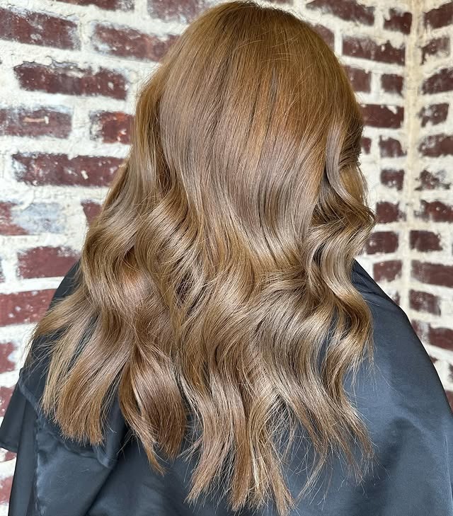 21. Soft Caramel Light Brown Waves - Light Brown Hair Color