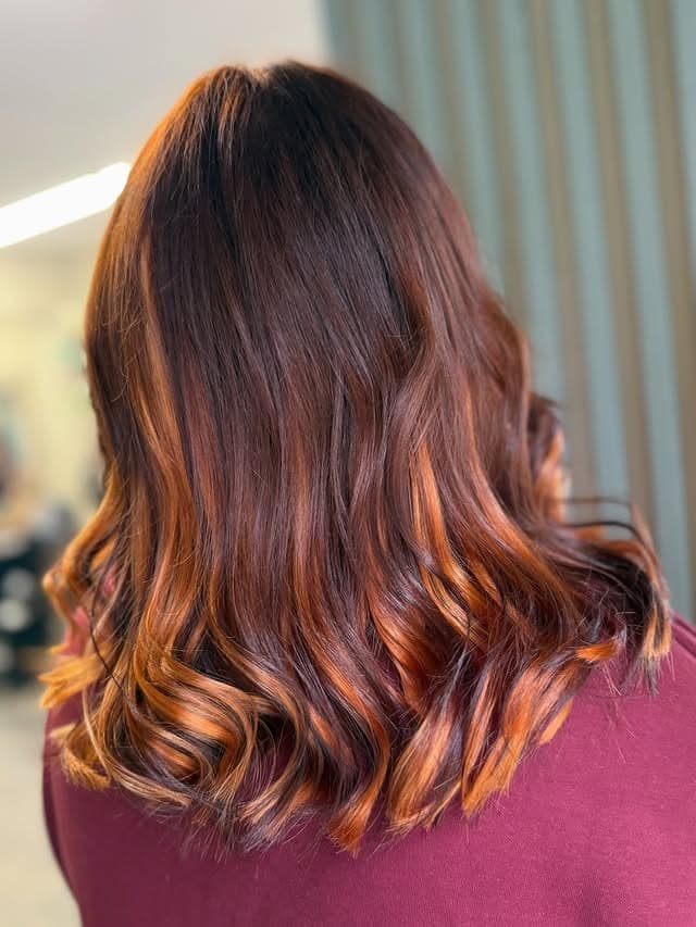 6. Copper Melt with Dimensional Highlights - Copper Hair Color