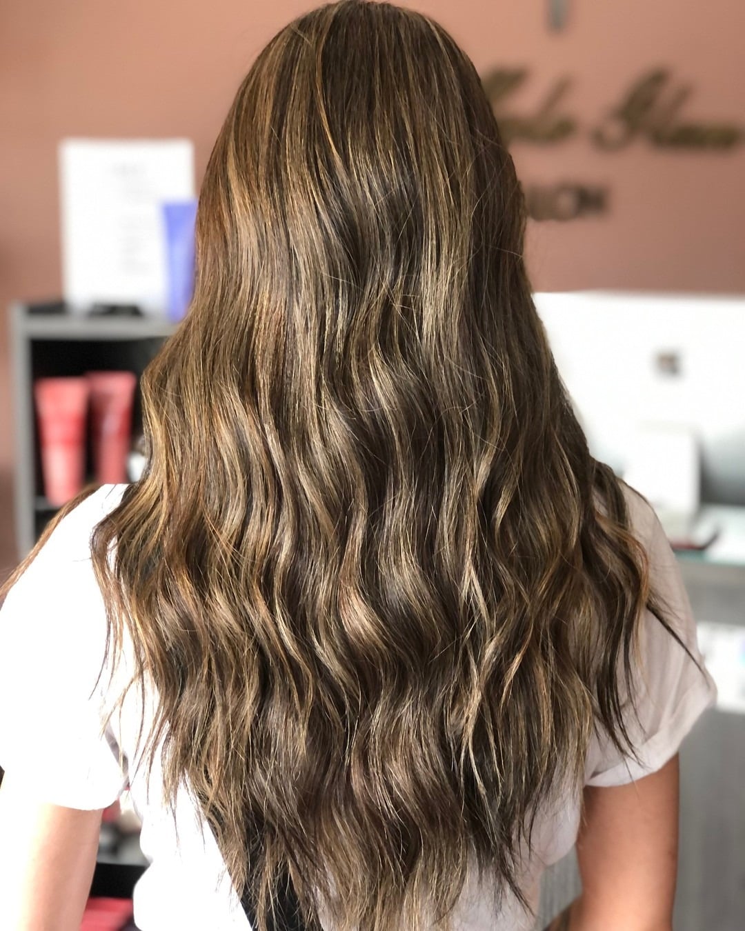 11. Sunlit Brunette Waves with Soft Dimension - Summer Hairstyles