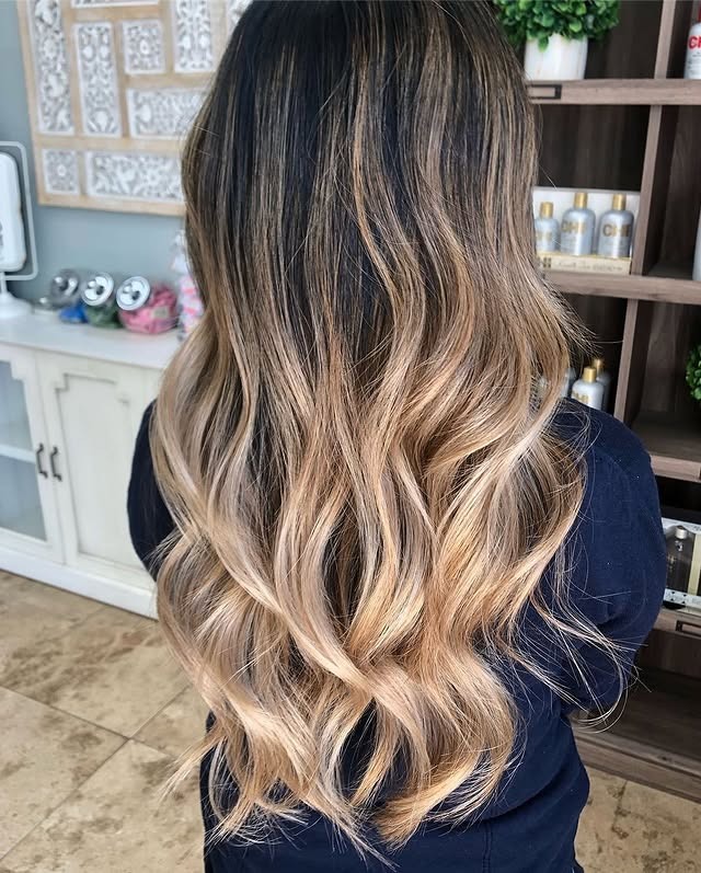 7. Textured Brunette with Smoky Caramel Dimension - Brunette Balayage Hair Color