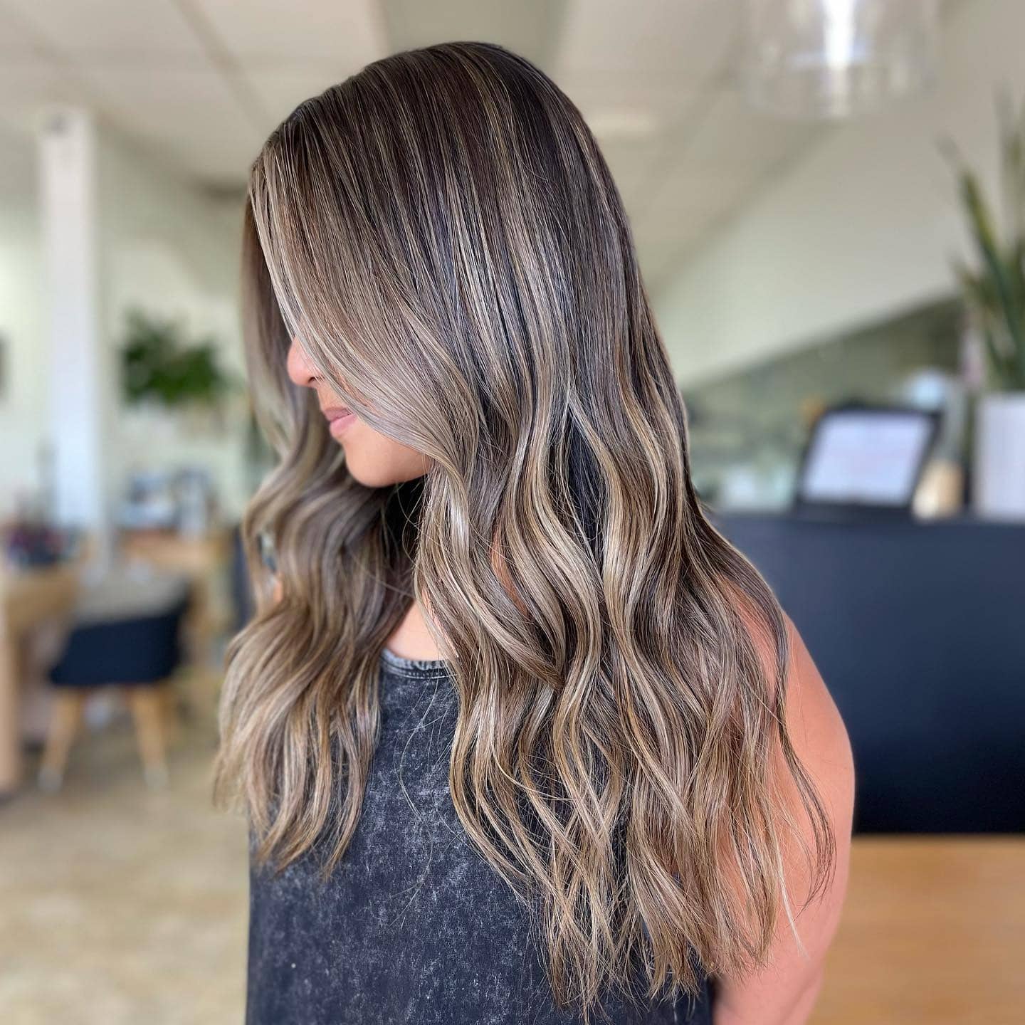 9. Short Brunette Balayage with Multi-Tonal Brightening - Brunette Balayage Hair Color