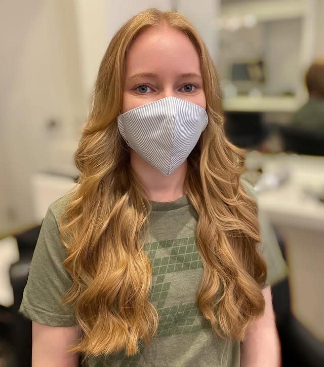 1. Soft Copper Long Layers with Natural Flow - Long Layered Hairstyles