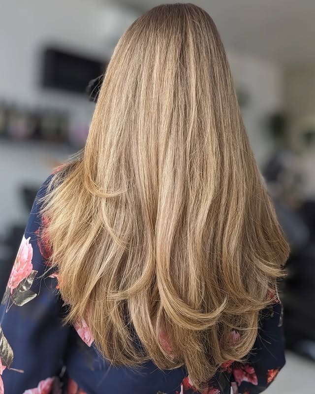 14. Soft Golden Blonde Long Layers with Blended Texture - Long Layered Hairstyles