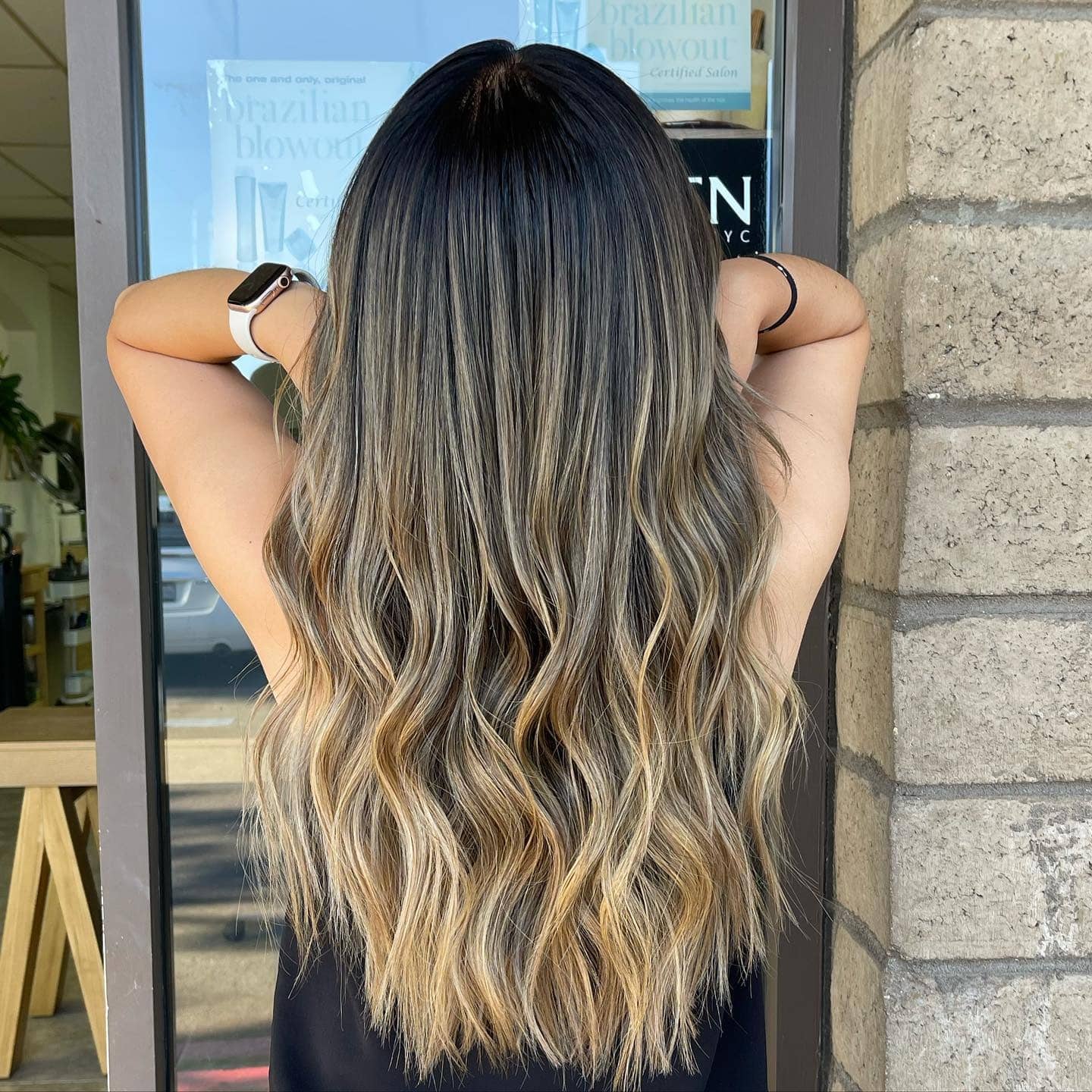 9. Cool-Toned Blonde Balayage with Long Waves - Blonde Balayage Hair Color