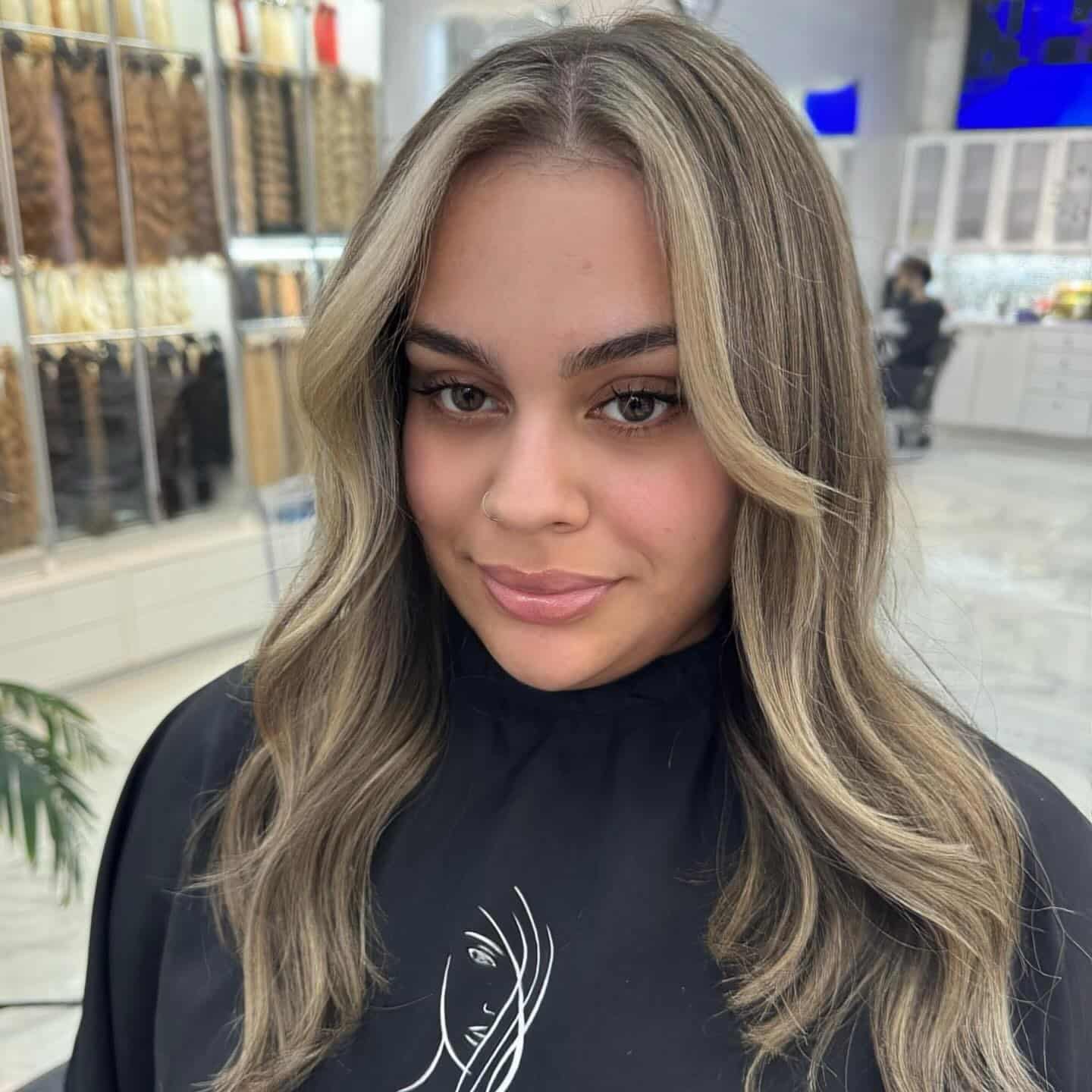 17. Blonde Balayage with Soft Curtain Framing - Blonde Balayage Hair Color