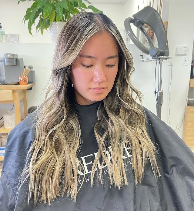 19. Cool Beige Blonde Balayage with Extended Length - Blonde Balayage Hair Color