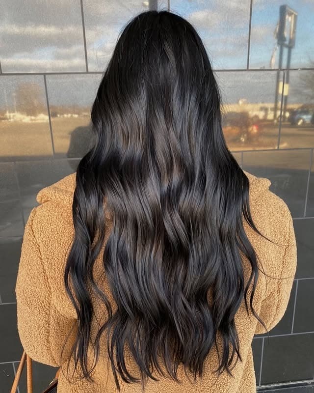 16. Layered Length with Soft Movement in Dark Brown - Dark Brown Hair Color