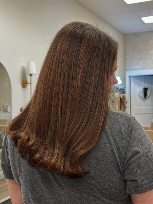 9. Subtle Caramel Brunette Layers - Caramel Hair Color