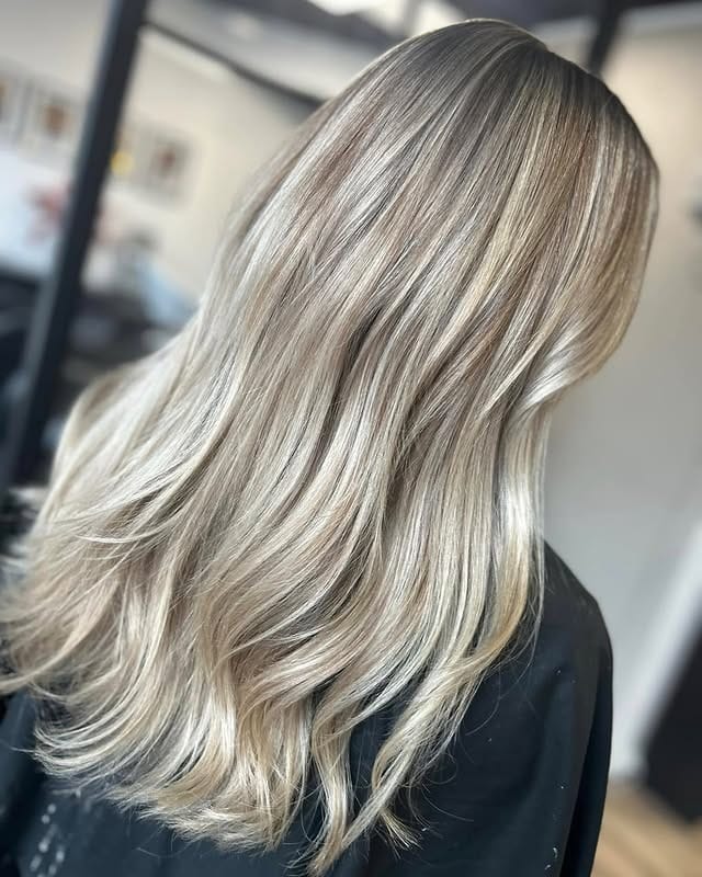 1. Soft Dimensional Waves with Cool Blonde Lowlights - Blonde Hair with Lowlights