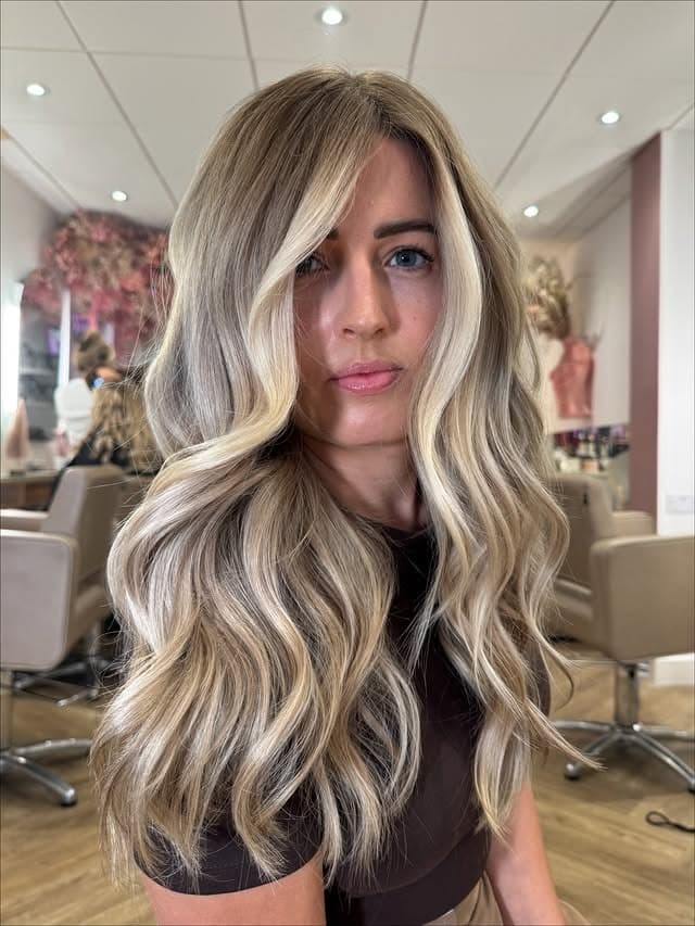 11. Long Layered Blonde with Soft Ash Lowlights - Blonde Hair with Lowlights