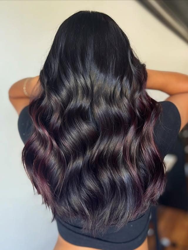 17. Dark Black Cherry Root Melt - Black Cherry Hair Color