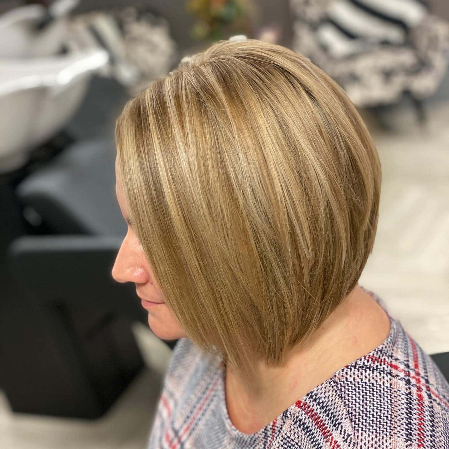 1. Softly Angled Choppy Bob in Natural Dark Blonde - Choppy Bob Hairstyles