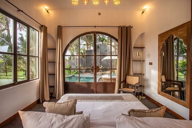 18. Mediterranean European Bedroom in Cream and Walnut - european style bedroom ideas