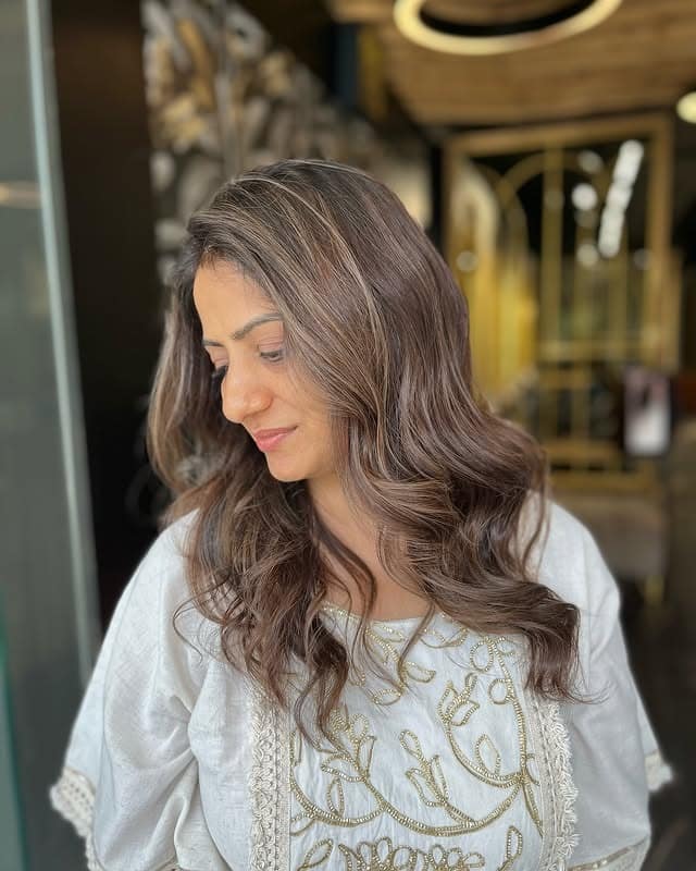 3. Ash Brown Face-Framing Layers - Ash Brown Hair Color