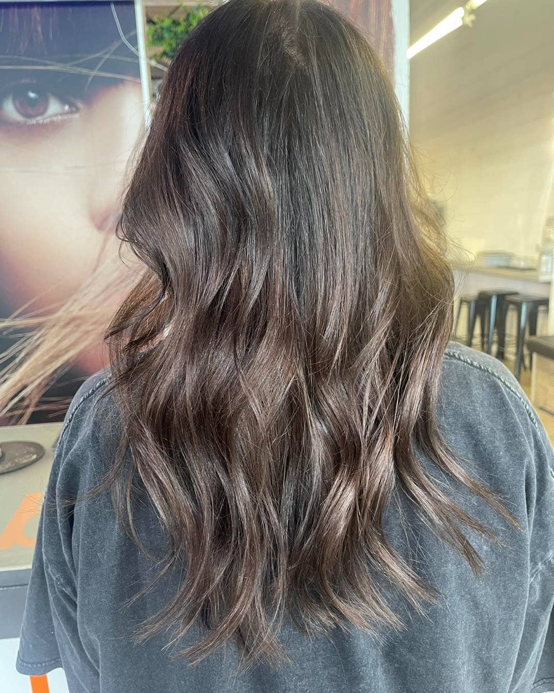 11. Soft Ash Brown Layered Waves - Ash Brown Hair Color