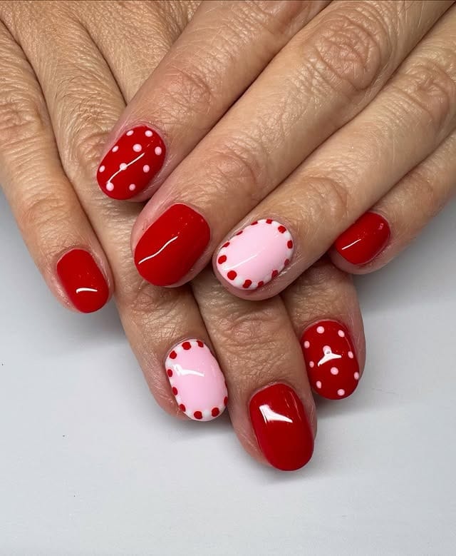 19. Blush French Palm Almond Nails - palm tree nail ideas