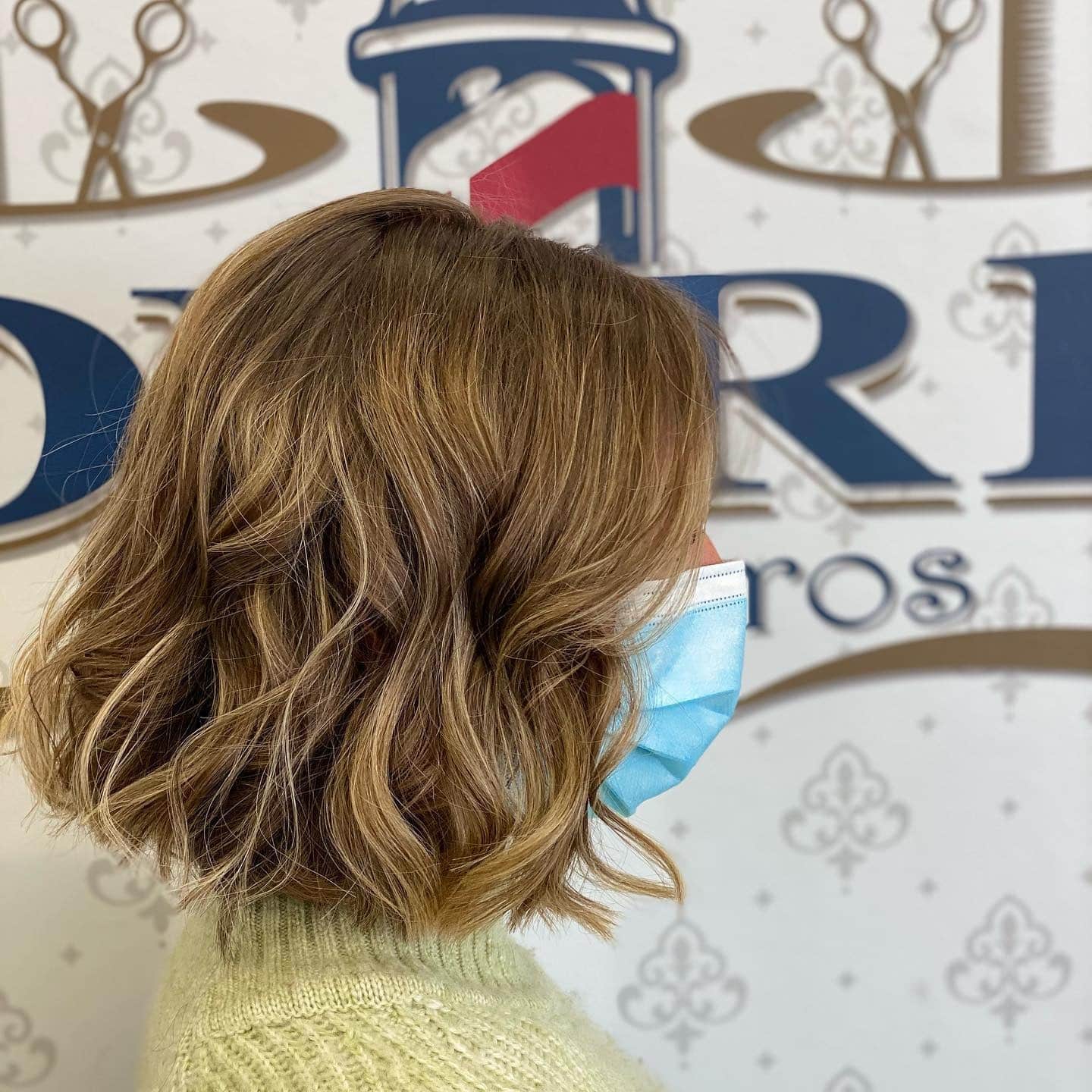 16. Warm Honey Brown Wavy Bob with Subtle Lift - Wavy Bob Hair