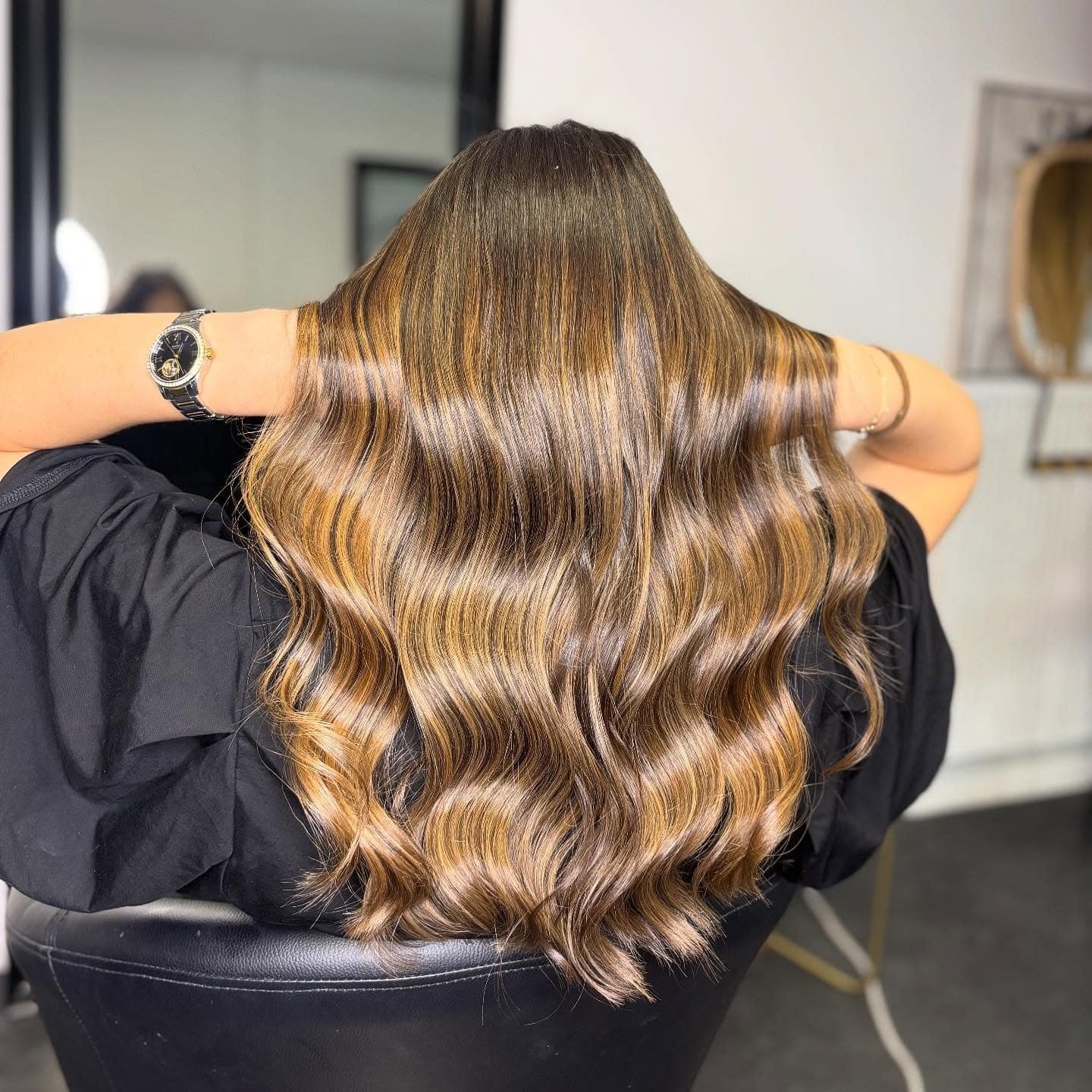 6. Rich Brunette to Caramel Ombre Gloss - Ombre Hair Color