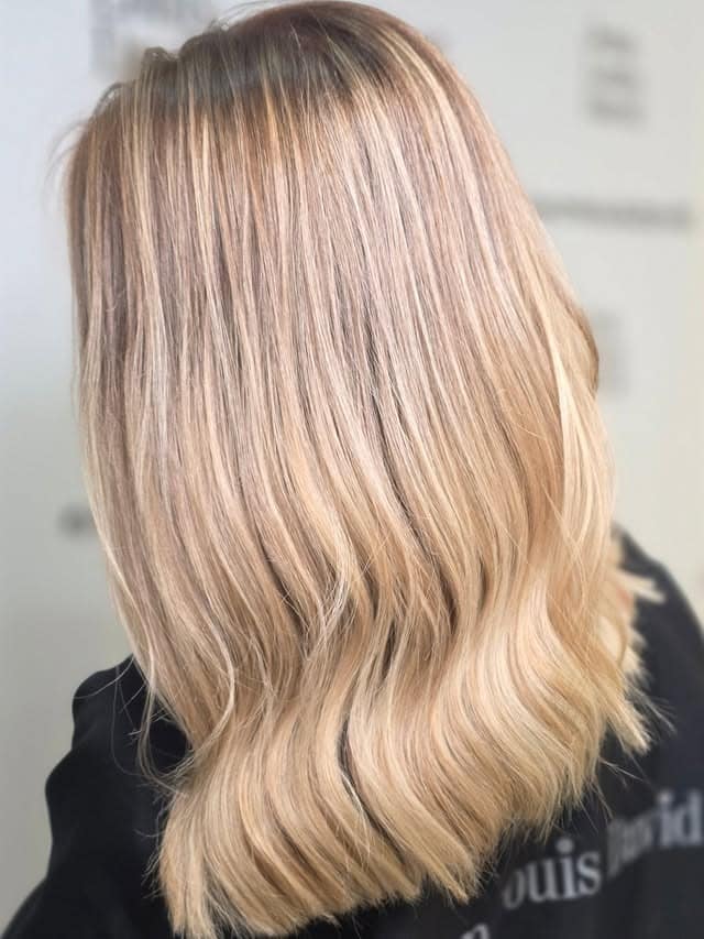 16. Beige Blonde Ombre with Soft Texture - Ombre Hair Color