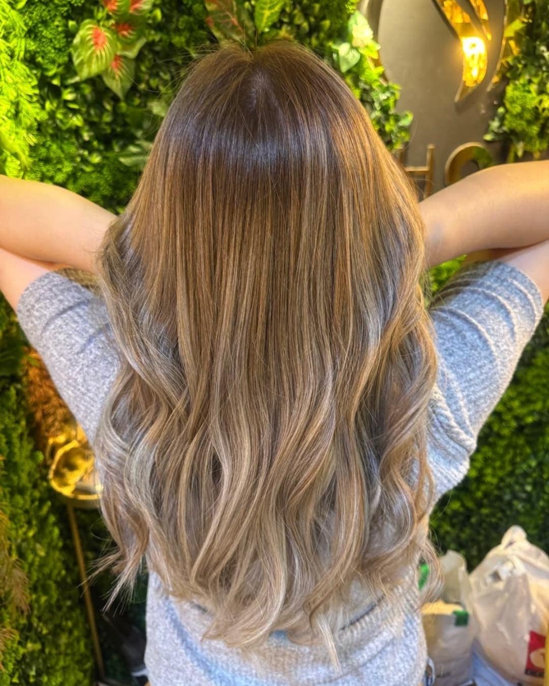 12. Neutral Bronde Melt with Polished Lengths - Highlights Hair Color