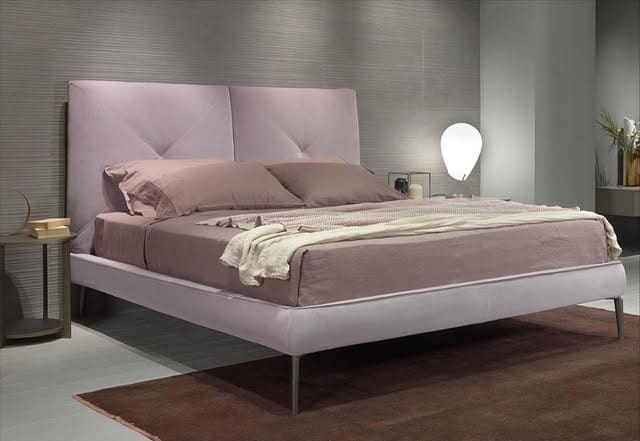 4. Minimal Pink with Contemporary Calm - light pink bedroom ideas