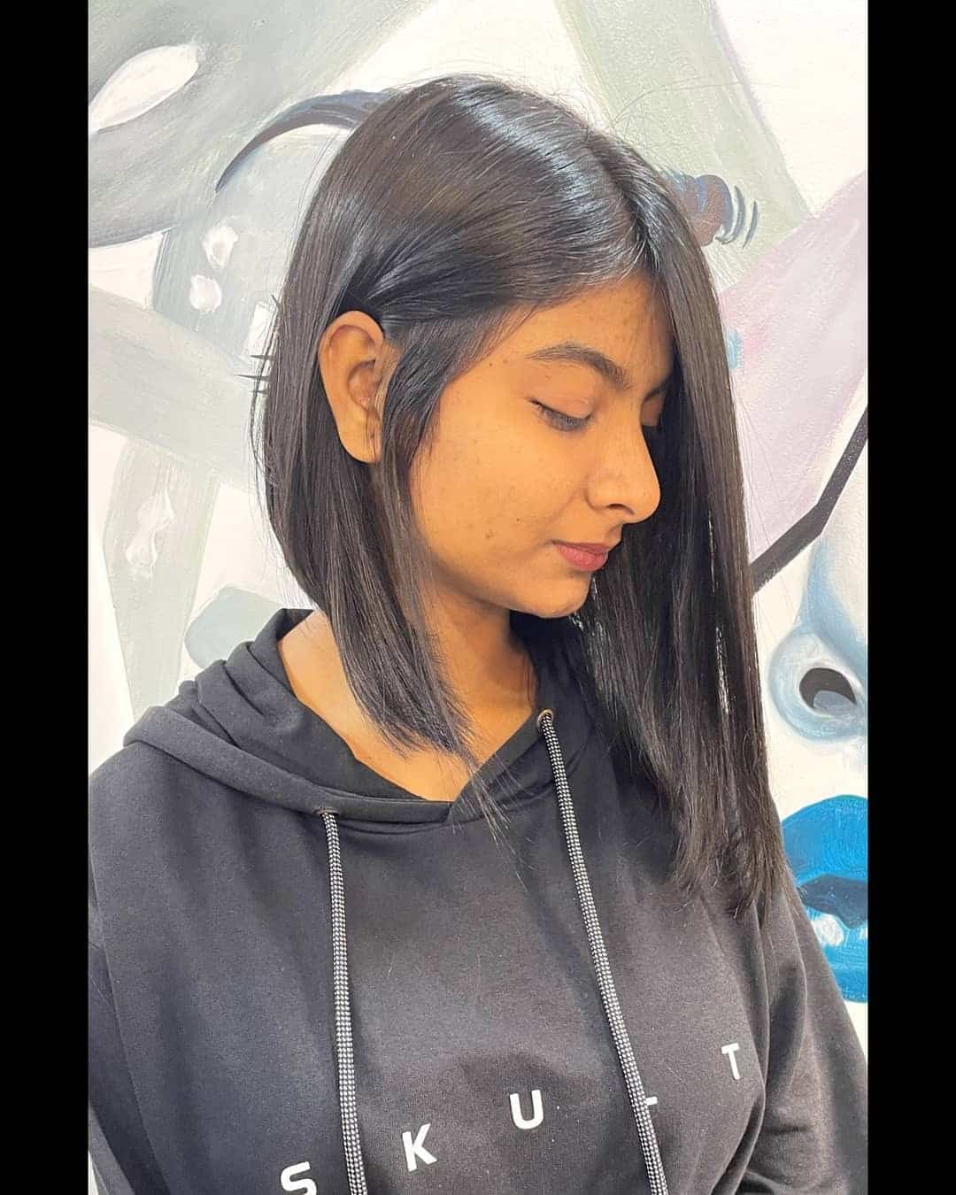 10. Asymmetrical Midnight A-Line Bob - A-Line Bob Haircut