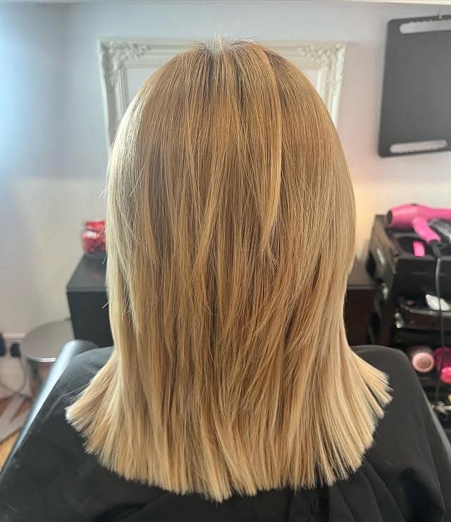 7. Romantic Curled Shoulder Style in Chocolate Brown - Shoulder Length Hair