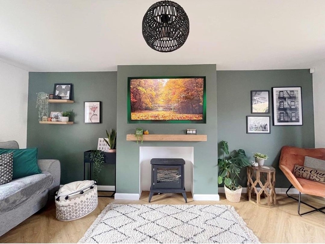 3. Cozy Contrast with Sage Accents - sage green living room ideas