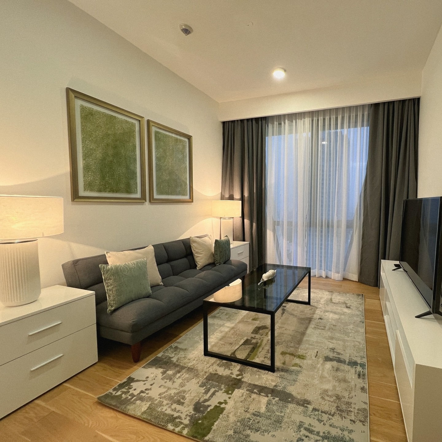 4. Refined Sage Minimalism - sage green living room ideas