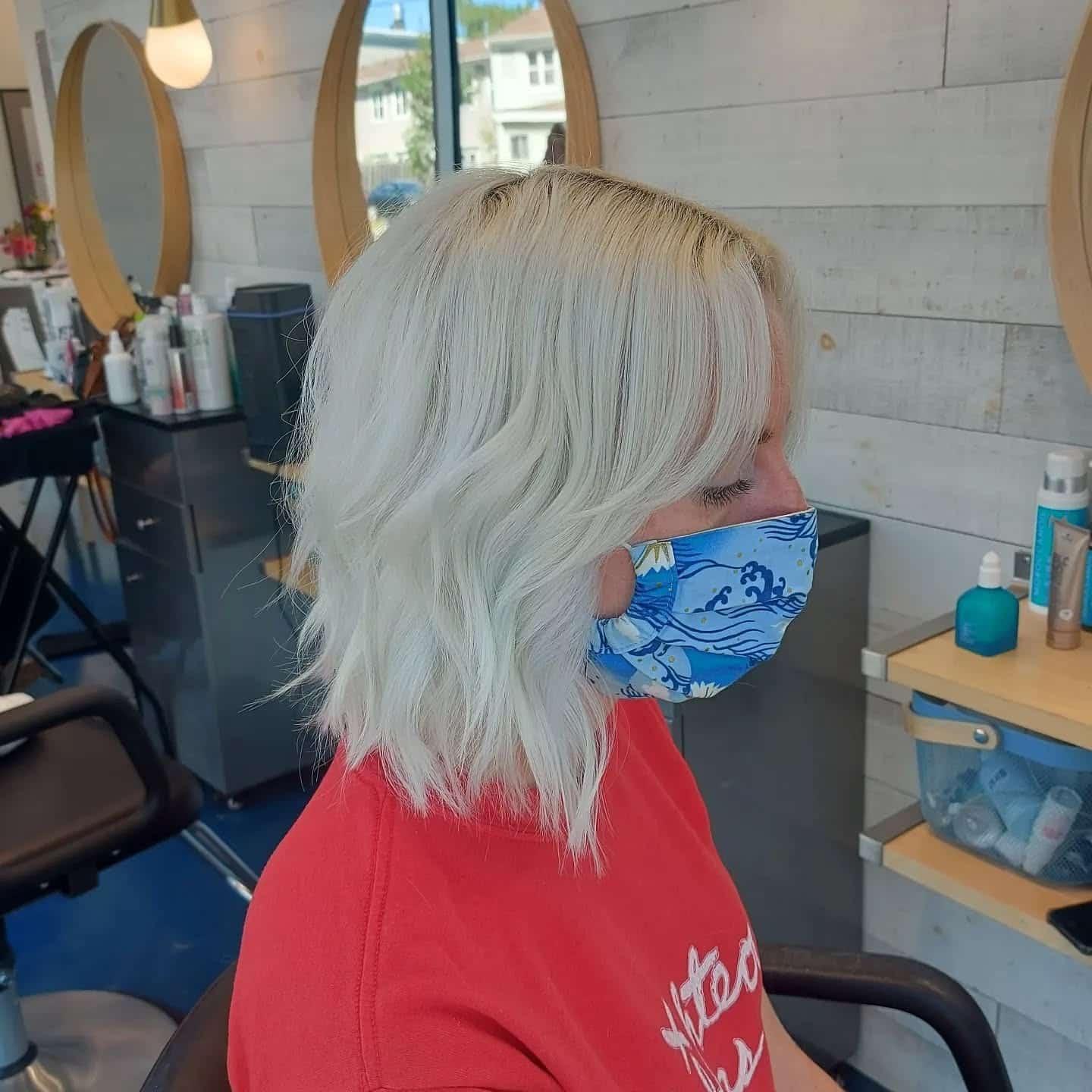 4. Icy Platinum Shaggy Bob with Soft Waves - Shaggy Bob Hairstyles