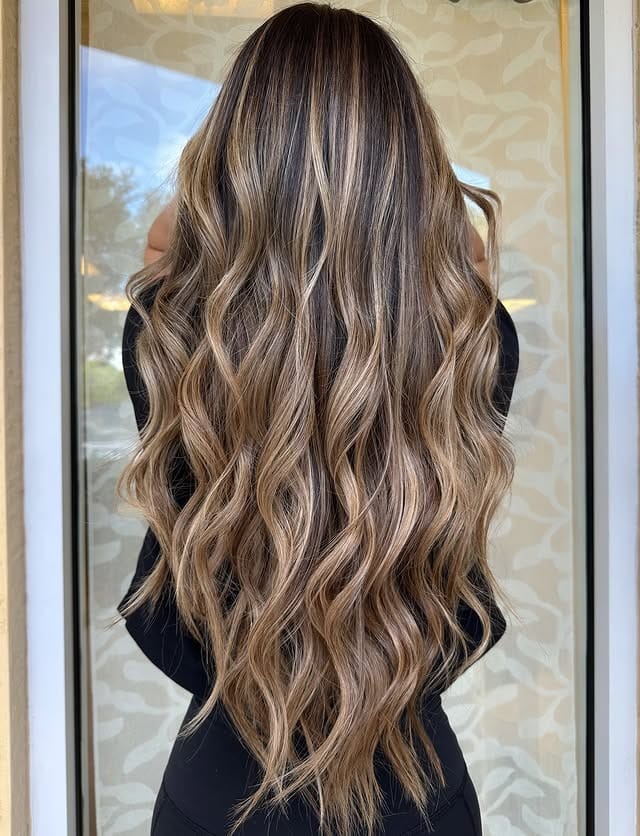 4. Seamless Light Brown Balayage with Neutral Highlights - Light Brown Hair with Highlights