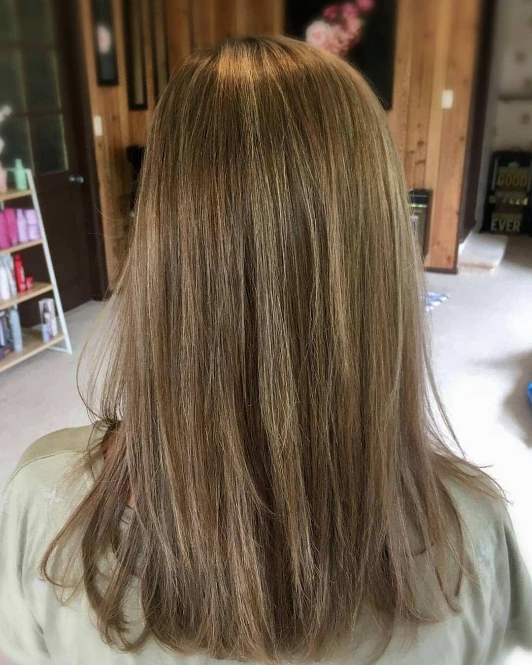 6. Straight Light Brown with Subtle Dimensional Highlights - Light Brown Hair with Highlights