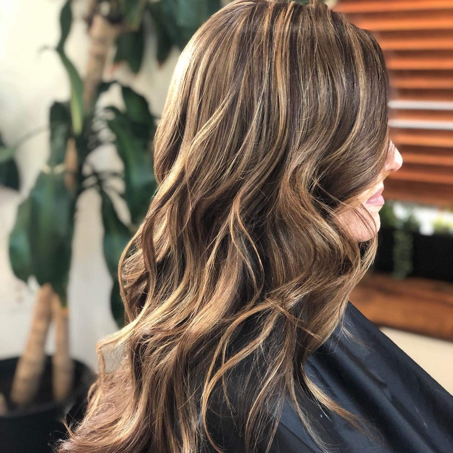 11. Soft Long Waves with Light Brown and Golden Highlights - Light Brown Hair with Highlights