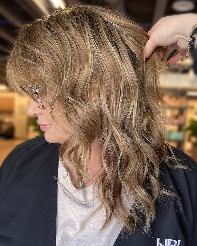 13. Layered Shoulder-Length Light Brown with Neutral Highlights - Light Brown Hair with Highlights