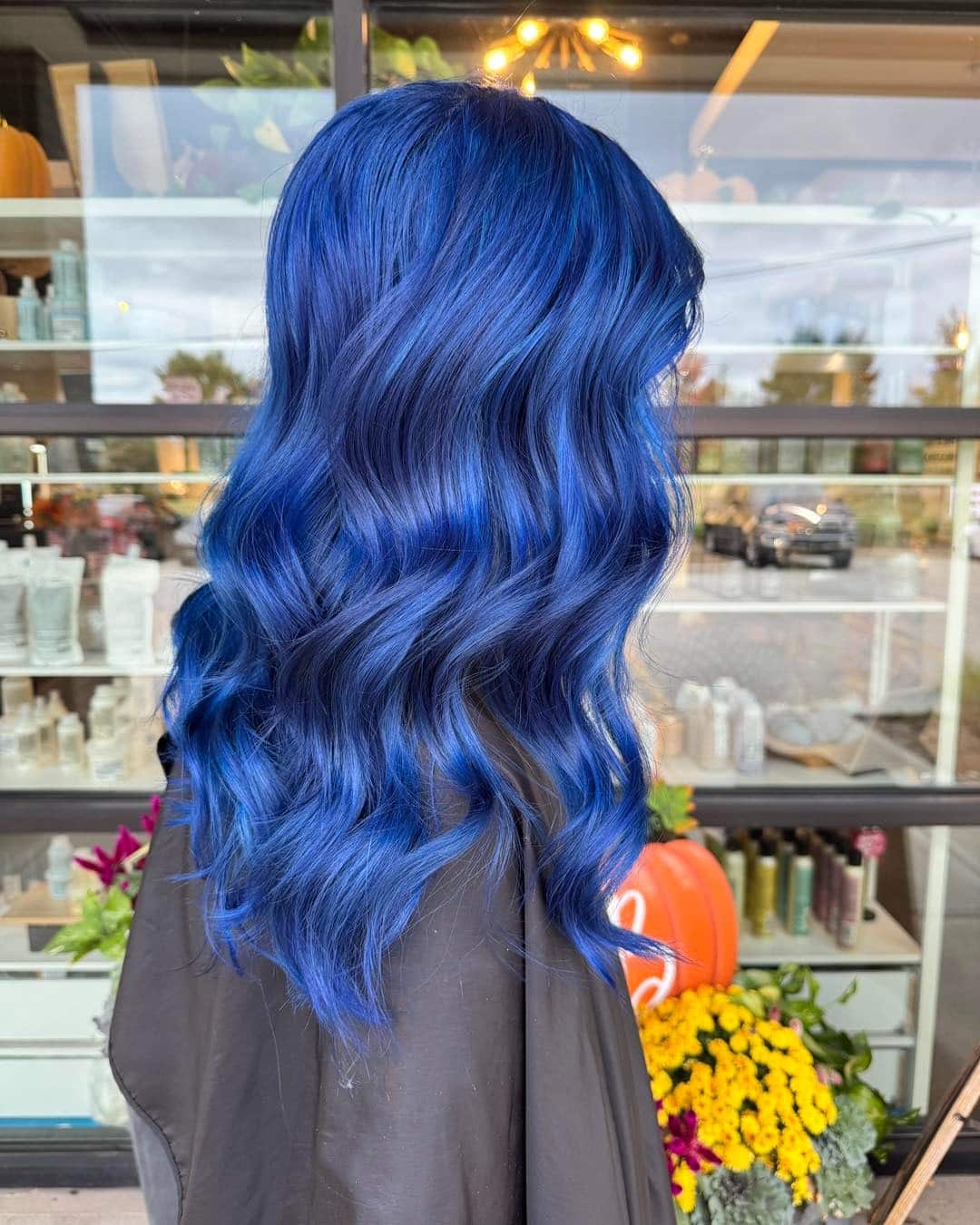 21. Royal Blue Soft Wave Finish - Blue Hair Color